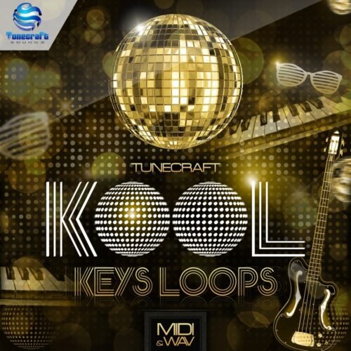 Tunecraft Kool Keys Loops 1000x1000_cover disco funk midi files