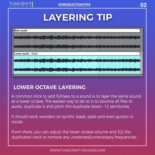 Production Tip 2: Layering Tip