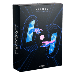 ALLURE for Serum 2 preset pack — 3D product box